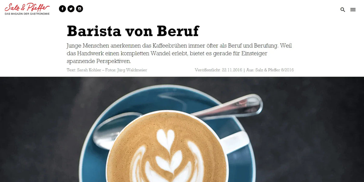 Leseempfehlung: Barista von Beruf – Salz & Pfeffer