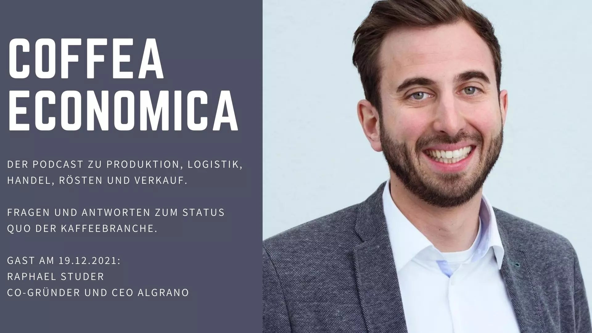 Raphael Studer, Co-Gründer und CEO algrano im Podcast