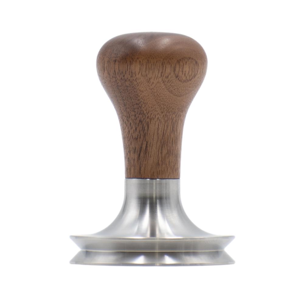 Tamper mit Nussholz Griff, dunkel